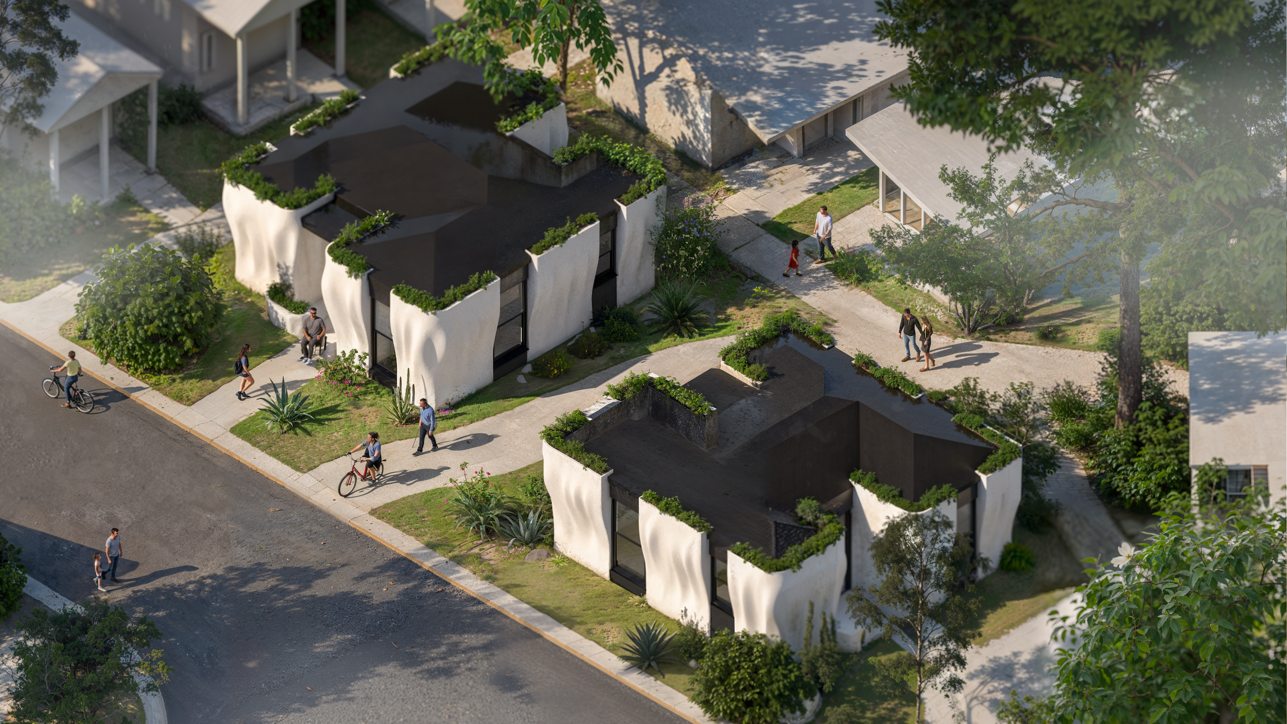 Senior residential area concept